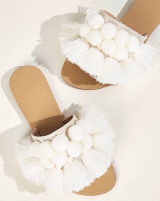 White Boho Sandals