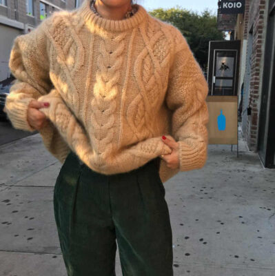 oversized boho sweater
