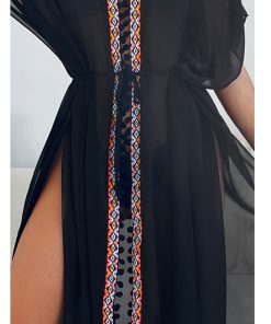 Beach Vacation Ethnic Sun Protection Lace up Cardigan O1CN01jtJInp2GnzZwBujLx 3058029061 0 cib