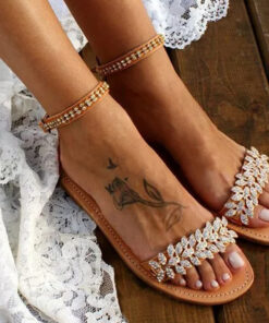 boho flat luxury sandals