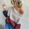 Boho Patchwork Oversize Women Pullover